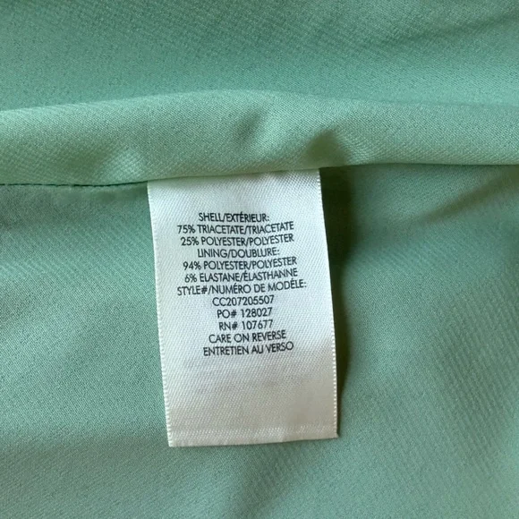 Alice + Olivia Harmony Drapey Asymmetrical Midi Cowl Slip Dress in Light Sage - Picture 13 of 15